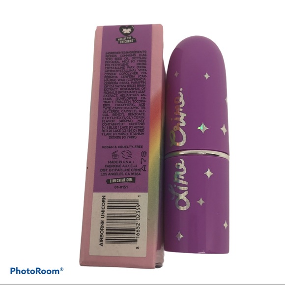 Like Crime LE AIRBORNE UNICORN CREME LIPSTICK PURPLE VEGAN nu goth - Picture 6 of 10